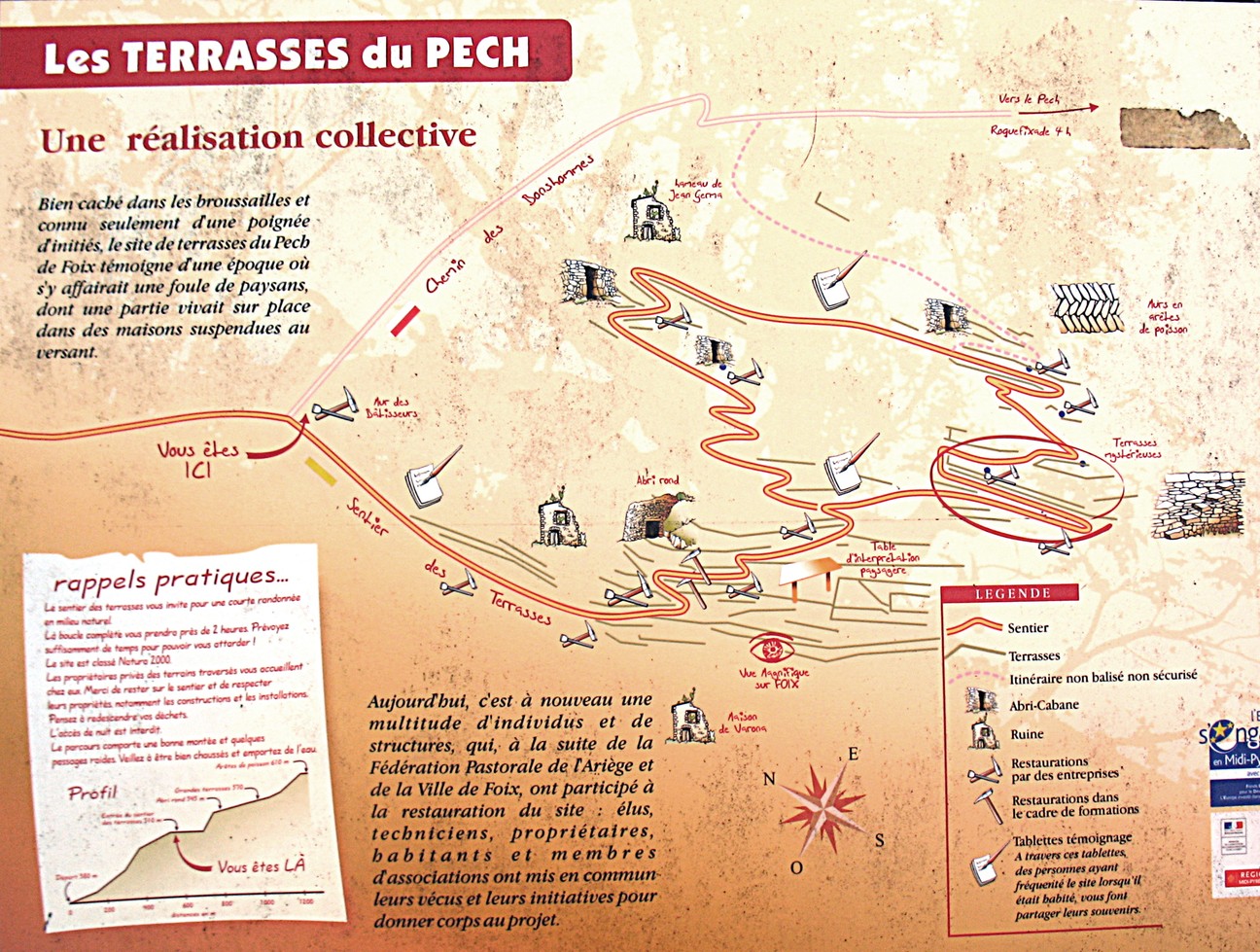 Pech De Foix Terrasses Ariege